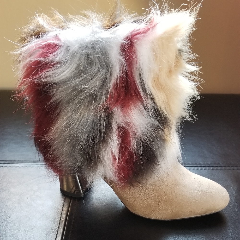 Fur Ankle Cuff Booties